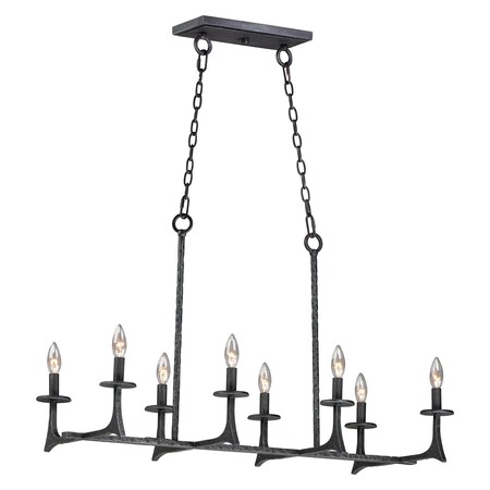 Maxim Anvil 8-Light Linear Pendant 30307NI